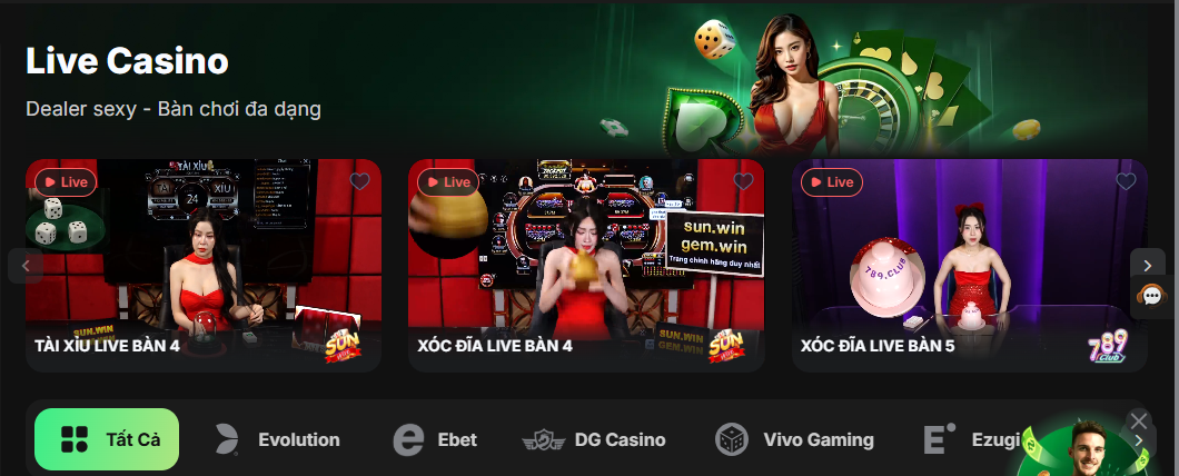 Giao diện trang chủ 86Bet – Trực quan, hiện đại, dễ sử dụng