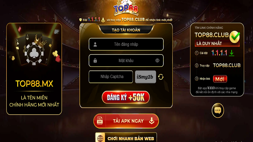 Xóc đĩa Livestream Top88